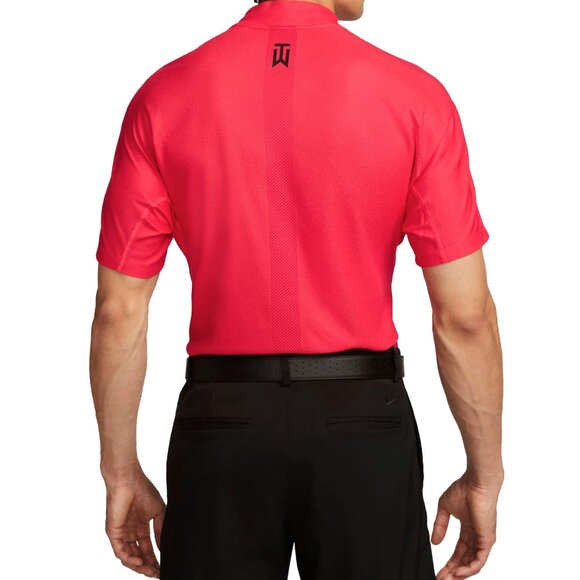 NIKE GOLF TIGER WOODS ADV MOCK SHIRT CUSTOM ATHLETE EXCLUSIVE DR5324-850 EMBER - Picture 8 of 8